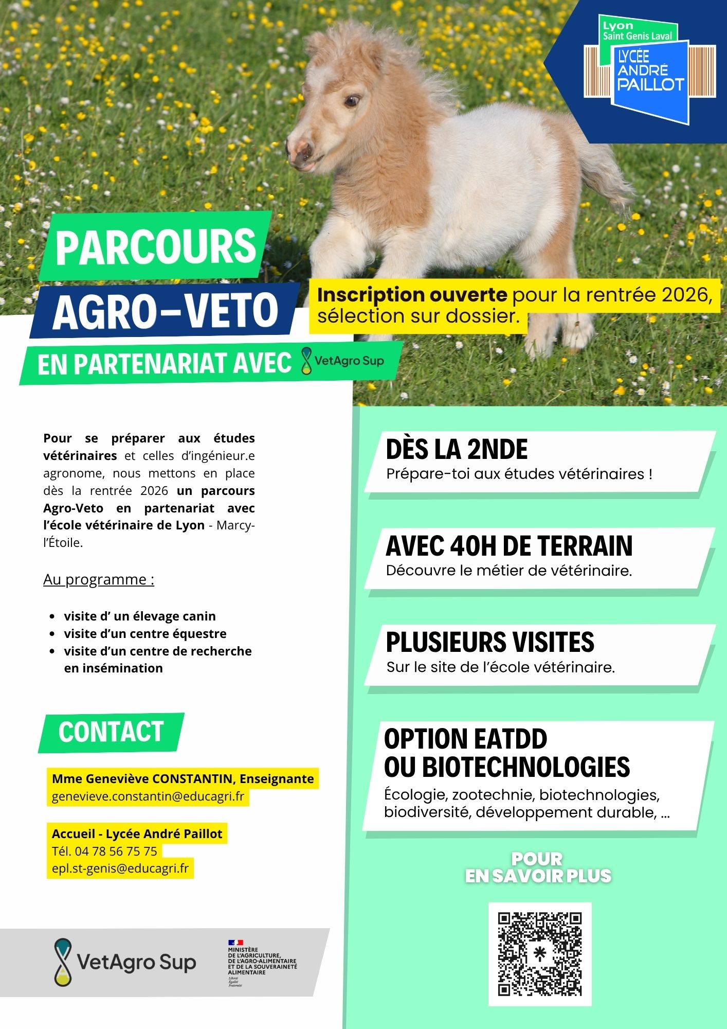 Flyer option EATDD Agro-Veto - Poulain