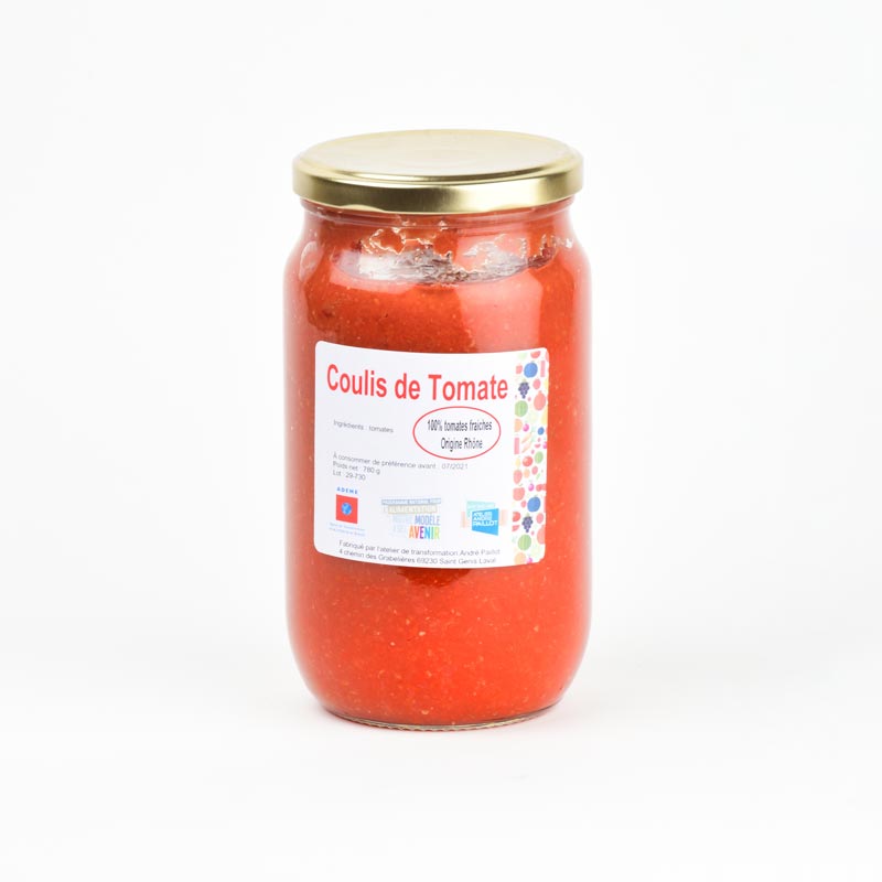 Coulis de tomate (100% tomates fraîches) 6 pots 700 g ES Capell